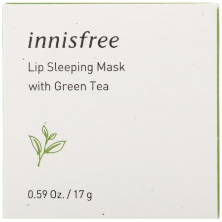 Innisfree, Lip Sleeping Mask with Green Tea, 0.59 oz (17 g) - Image 2