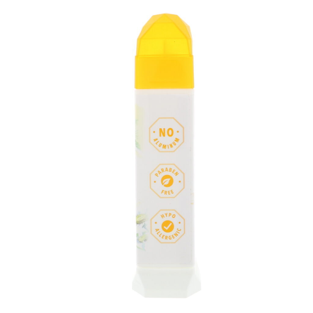 Crystal Body Deodorant, Desodorante Sólido Invisível, Camomila e Chá Verde, 2.5 oz (70 g) - Imagem 3