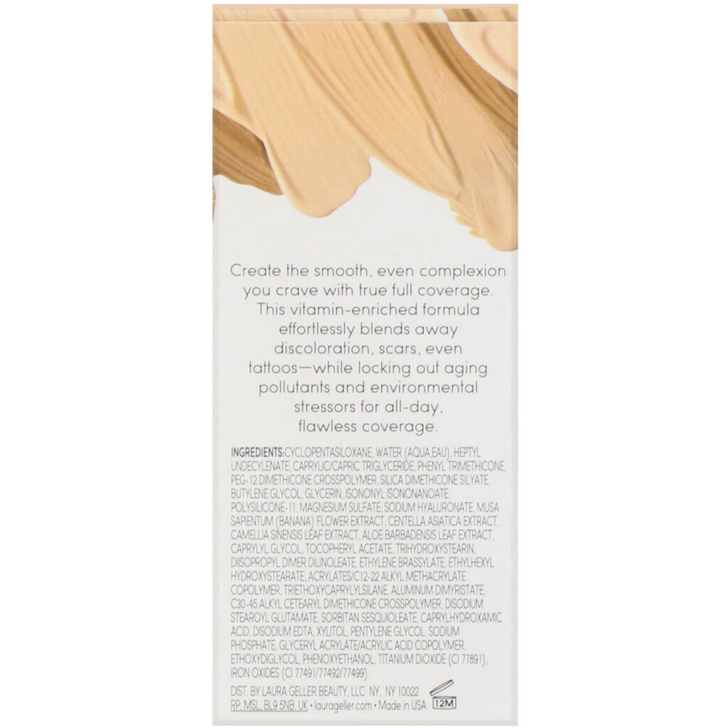 Laura Geller, Base em creme Cover Lock, Golden Medium, 30 ml - Imagem 3