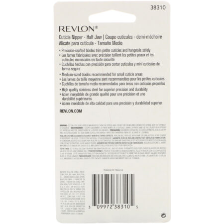 Revlon, Pinça de cutícula, Half Jaw, 1 contagem - Image 3