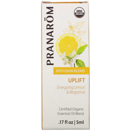 Pranarom, Essential Oil, Diffusion Blend, Uplift, .17 fl oz (5 ml) - Imagem 2