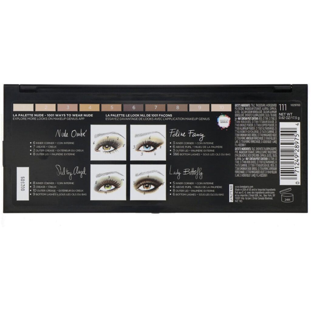 L'Oreal, La Palette, Nude 111, 17,5 g - Imagem 3