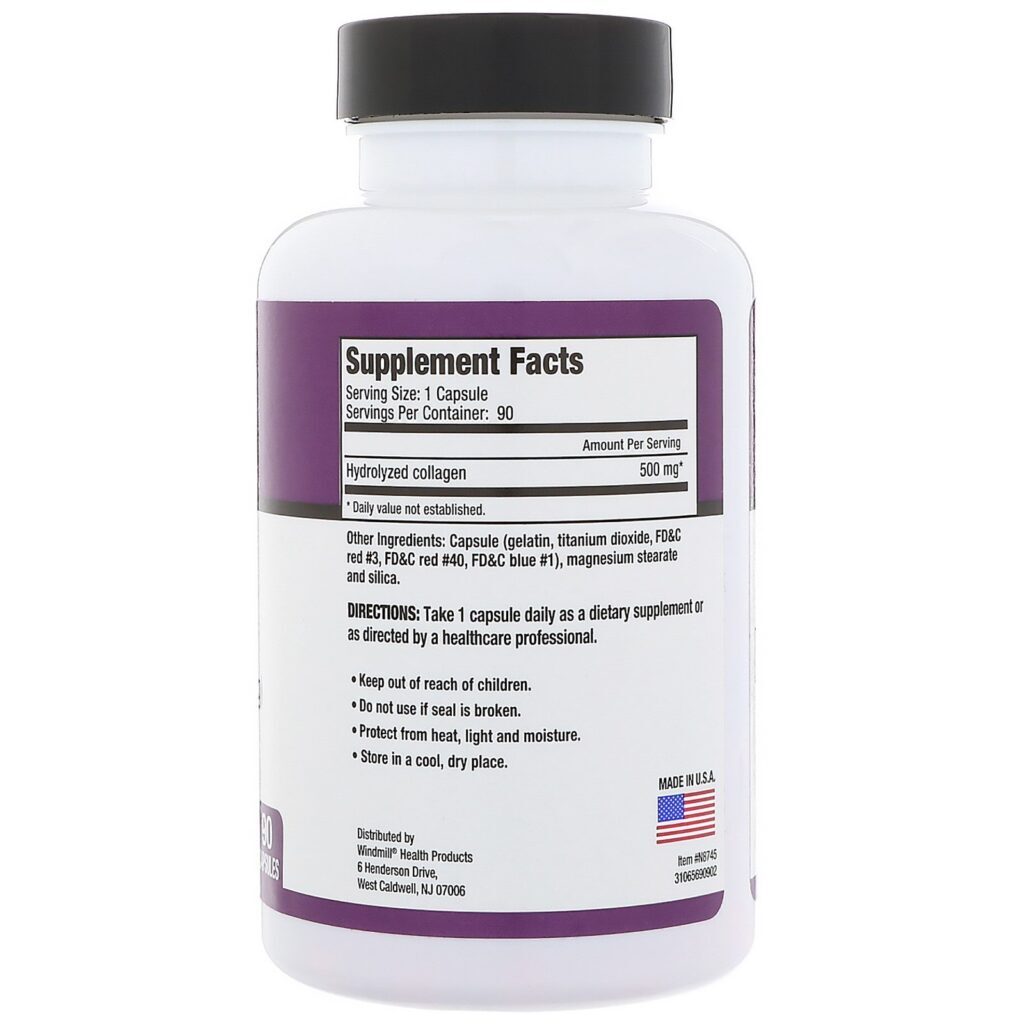 Rejuvicare, Super Colágeno, Colágeno Hidrolisado, 500 mg, 90 Cápsulas - Imagem 2