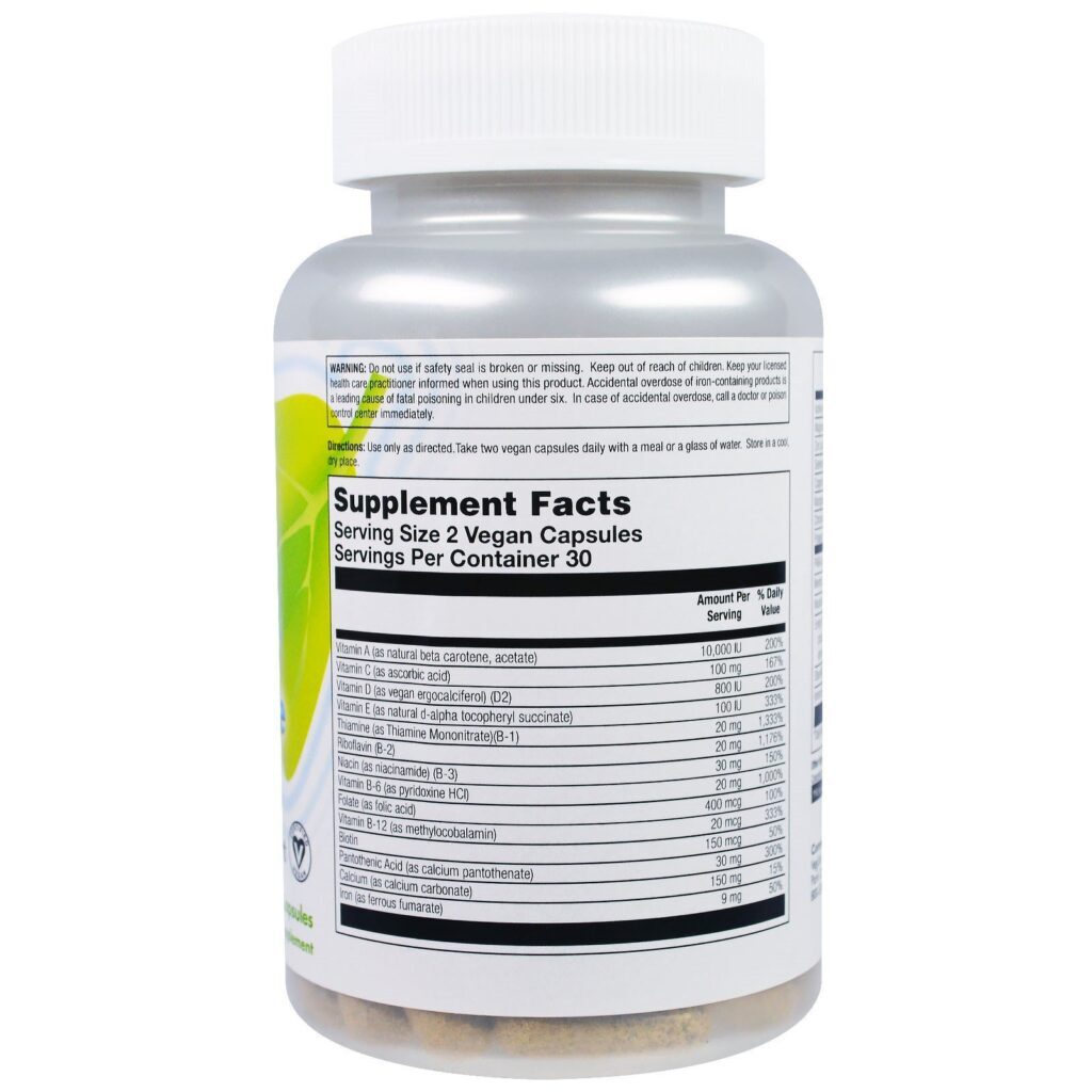 VegLife, Jovem Vital Suplemento Alimentar Para Meninos, 60 cápsulas vegetais - Imagem 2