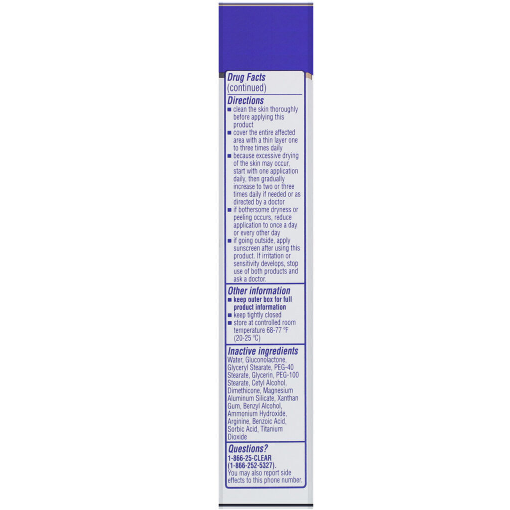 Clearasil, Rapid Rescue, Spot Treatment Cream, 1 oz (28 g) - Imagem 4
