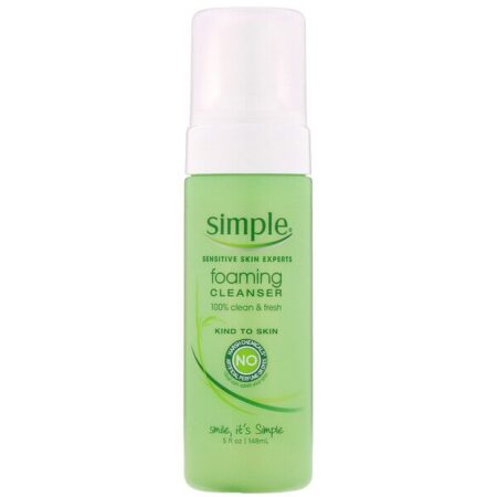 Simple Skincare, Espuma de limpeza, 148 ml