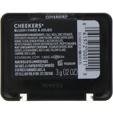 Covergirl, Cheekers, Blush, 180 Rosa tijolo, 3 g - Image 3