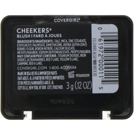 Covergirl, Cheekers, Blush, 180 Rosa tijolo, 3 g - Imagem 3
