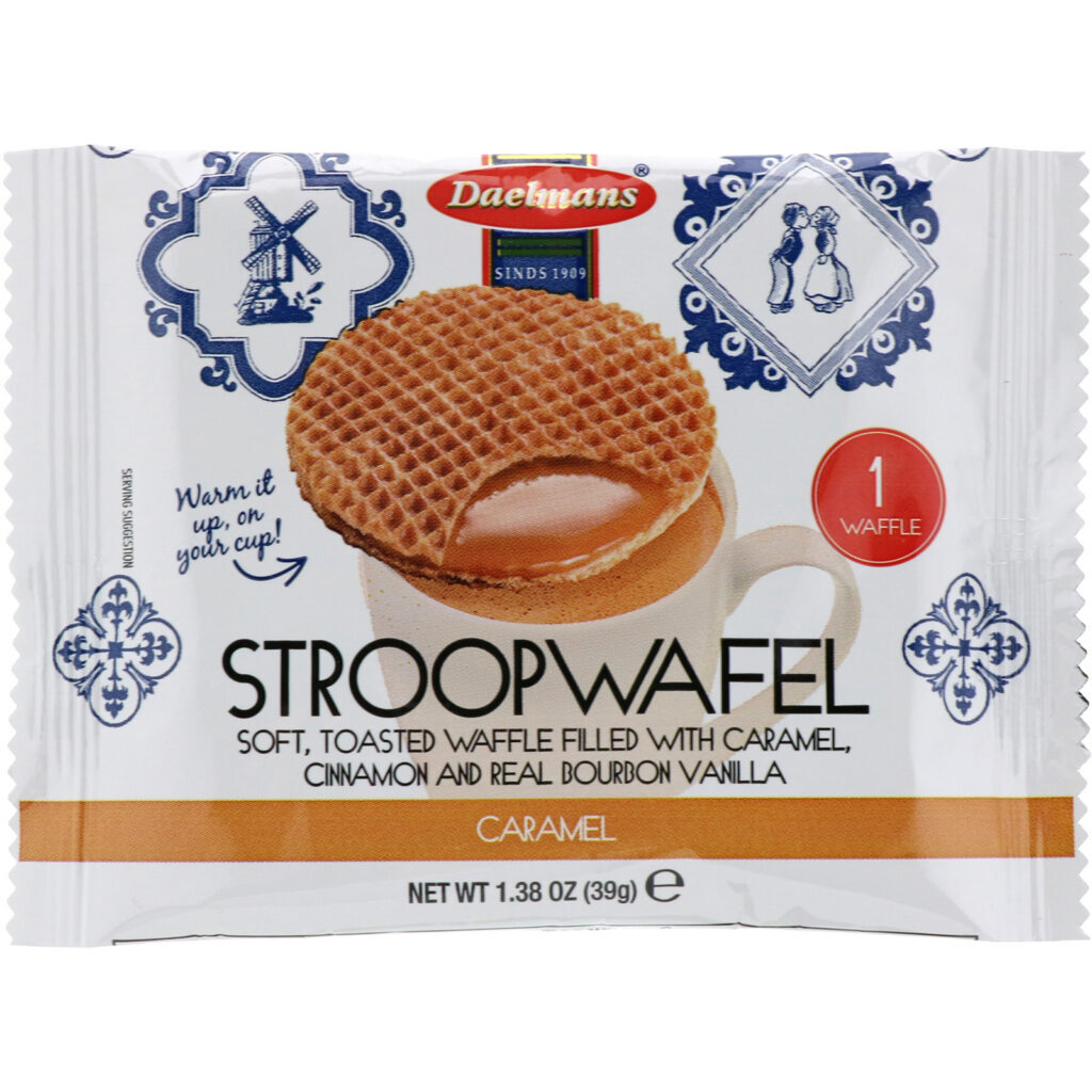 Daelmans, Biscoitos Stroopwafels, Caramelo, 24 waffles, 39 g cada - Imagem 3