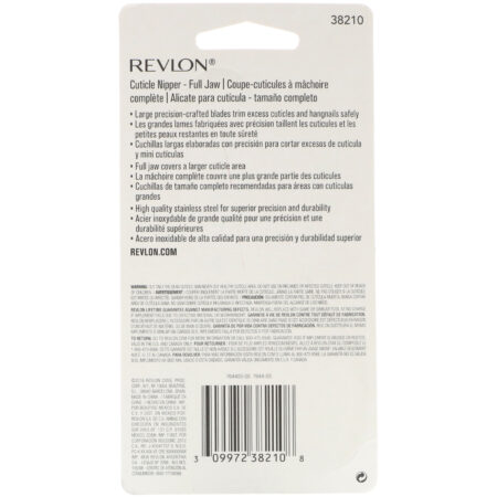 Revlon, Pinça de cutícula, Full Jaw, 1 contagem - Image 3