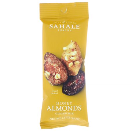 Sahale Snacks, Mistura Para Cobertura, Amêndoas e Mel, 9 Pacotes, 42,5 g (1,5 oz) Cada - Image 4