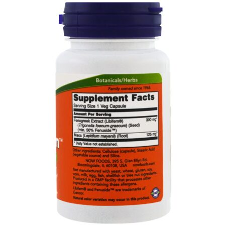 Now Foods, Libido Fem, 60 Cápsulas Vegetais - Image 2