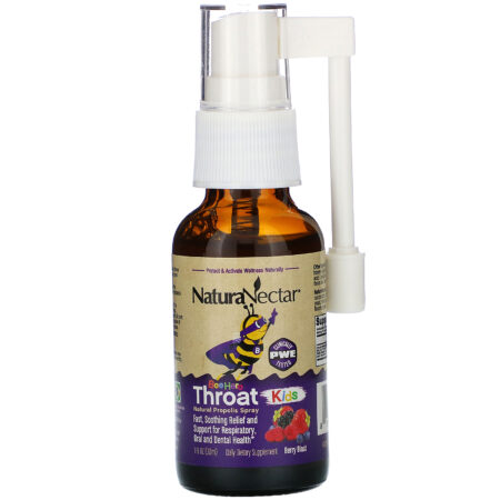 NaturaNectar, Bee Hero Throat Kids, Natural Propolis Spray, Berry Blast, 30 ml - Image 4