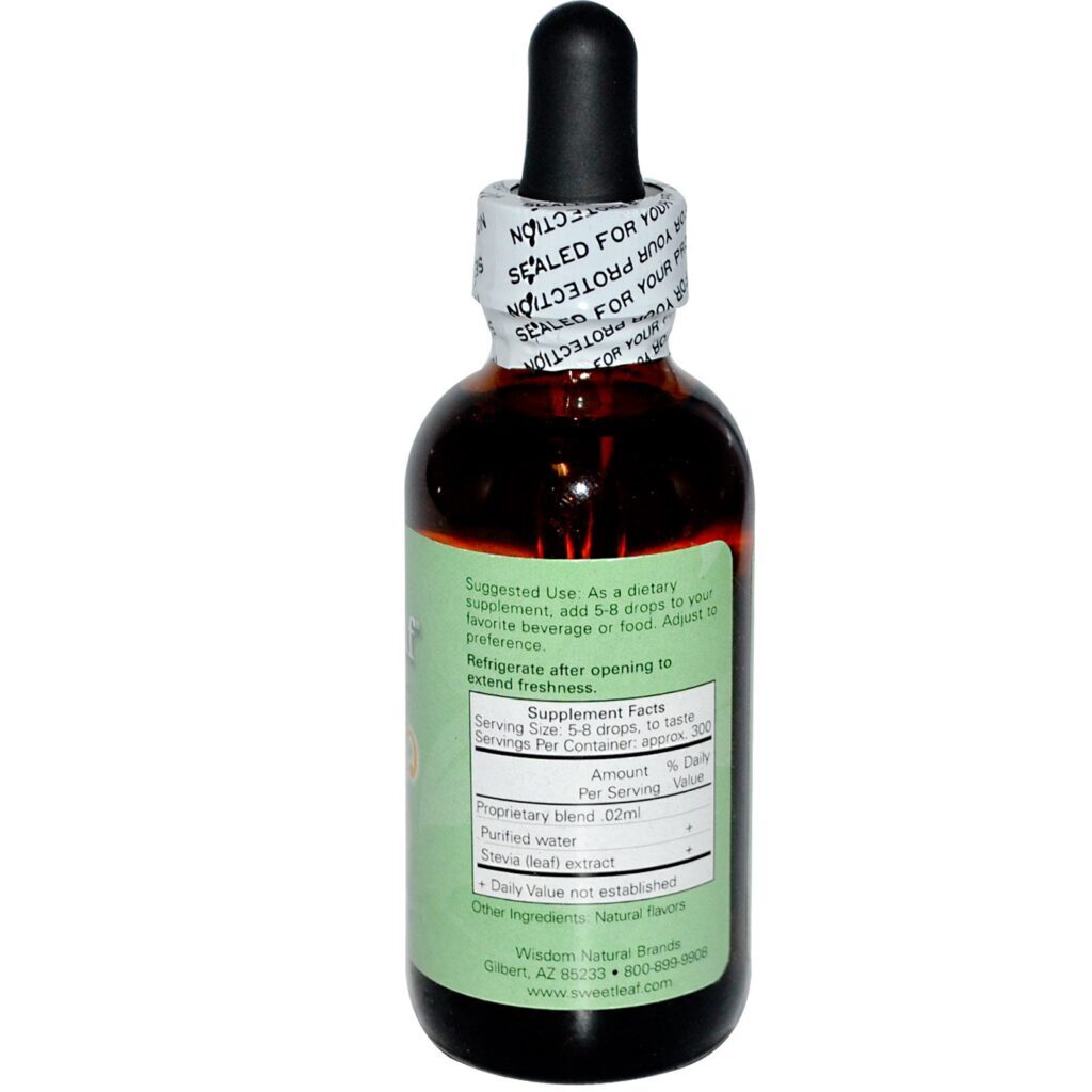 Wisdom Natural, SweetLeaf, Estévia Líquida, Gota de Limão, 60 ml (2 fl oz) - Imagem 2