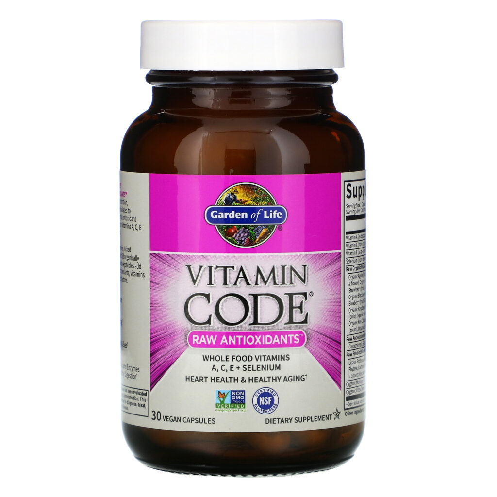 Garden of Life, Vitamin Code, RAW Antioxidants, 30 Vegan Capsules - Imagem 3