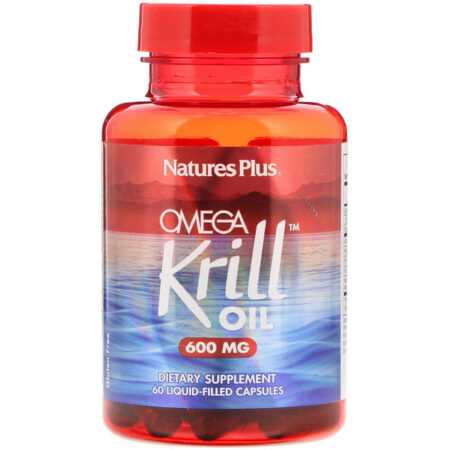 Nature's Plus, Óleo de Ômega Krill, 600 mg, 60 Cápsulas Líquidas