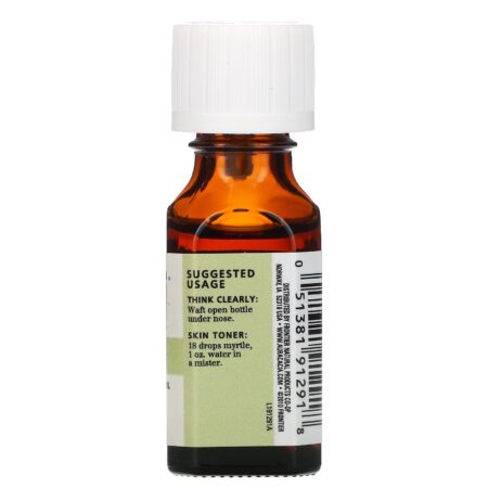 Aura Cacia, Óleo Essencial 100% Puro, Murta, 15 ml (0,5 fl oz) - Image 2