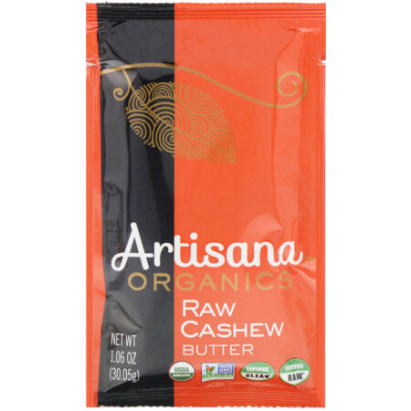 Artisana, Manteiga Orgânica Pura de Castanha de Caju, 10 Sachês, 1.06 oz (30,05 g) Cada - Image 4