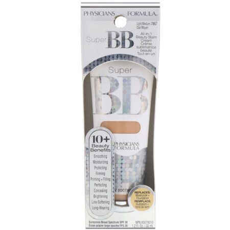 Physicians Formula, Super BB, All-in-1 Beauty Balm Cream, SPF 30, Light/Medium, 1.2 fl oz (35 ml) - Image 2