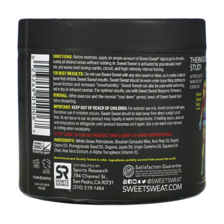 Sports Research, Intensificador de Treino "Doce Doce", Sem Perfume, 383 g - Image 2