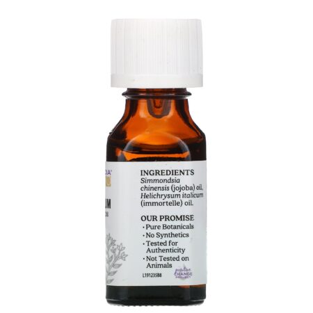 Aura Cacia, Óleos Essenciais Puros, Helichrysum, 15 ml (0,5 fl oz) - Image 2