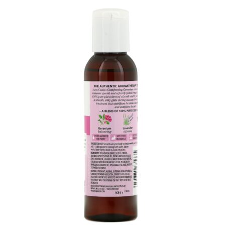 Aura Cacia, Óleo Corporal de Aromaterapia, Gerânio Reconfortante, 4 fl oz (118 ml) - Image 2