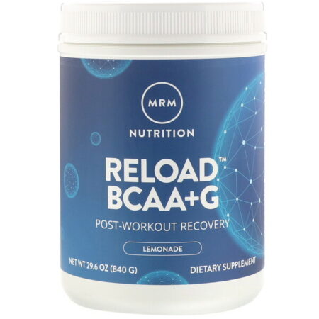 MRM, Reload BCAA+G , Post-Workout Recovery, Lemonade, 29.6 oz (840 g)