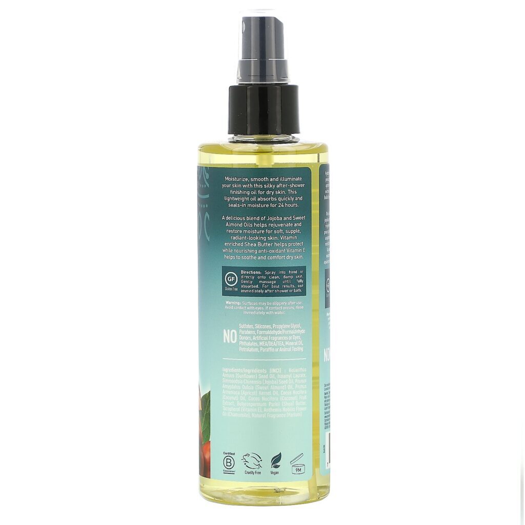 Desert Essence, Jojoba & Sweet Almond Body Oil, 8.28 fl oz (245 ml) - Imagem 2
