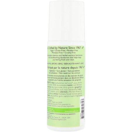 Aubrey Organics, E Plus High C, Desodorante Roll-on Natural, 89 ml - Image 2