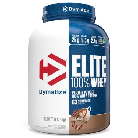 Dymatize Nutrition, Elite, 100% Whey Protein, Café Moca, 2,27 Kg