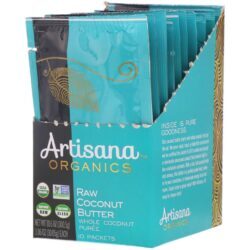 Artisana, Manteiga Orgânica de Côco Cru, 10 Sachês, 1.06 oz (30,05 g) Cada