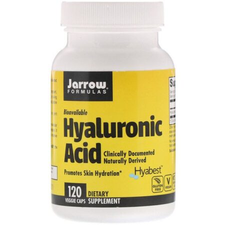 Jarrow Formulas, Ácido Hialurônico, 50 mg, 120 Cápsulas Vegetais