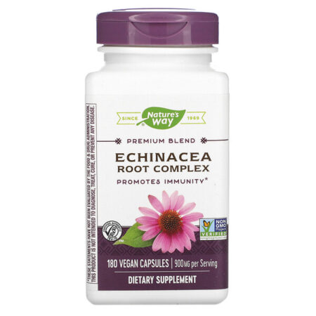 Nature's Way, Echinacea Root Complex, 900 mg, 180 Vegetarian Capsules