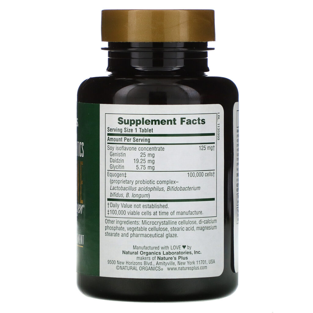 Nature's Plus, Terapêuticos avançados, isoflavona Rx-fitoestrogênio, 30 comprimidos - Imagem 2