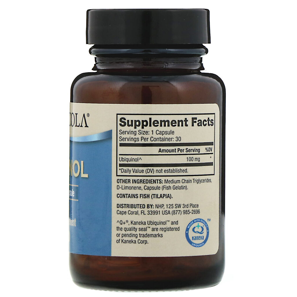 Dr. Mercola, Ubiquinol, 100 mg, 30 Cápsulas - Imagem 2