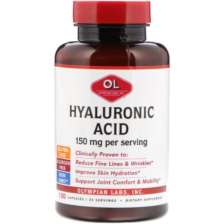 Olympian Labs, Ácido Hialurônico, 150 mg, 100 Cápsulas