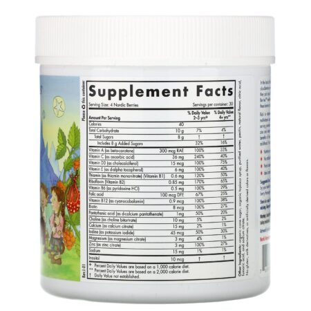 Nordic Naturals, Frutas Silvestres Nórdicas, Gomas Multivitamínicas, Sabor Original, 120 Gomas de Frutas - Image 2