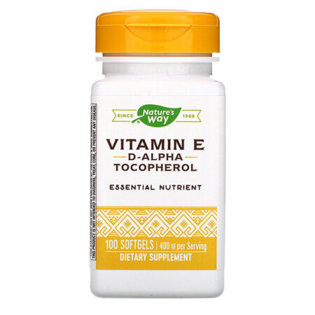 Nature's Way, Vitamina E, 400 UI, 100 Cápsulas de Softgel