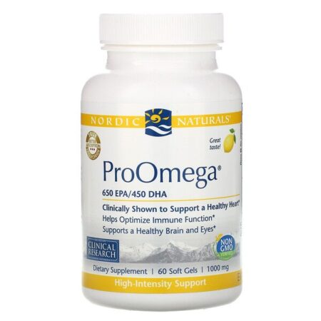 Nordic Naturals, ProOmega, Lemon, 1,000 mg, 60 Soft Gels