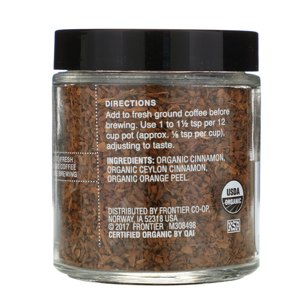 Simply Organic, Especiarias Pré-Preparo para Café, Especiarias e Canela, 1,87 oz (53 g) - Imagem 2