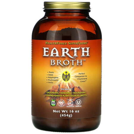 HealthForce Superfoods, Earth Broth, Version 5, 16 oz (454 g)