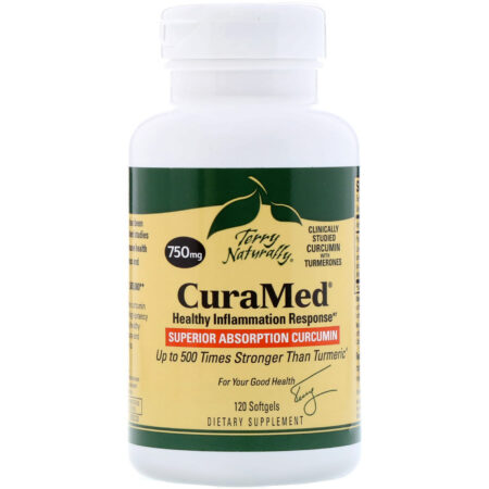 Terry Naturally, CuraMed, 750 mg, 120 Softgels - Image 3