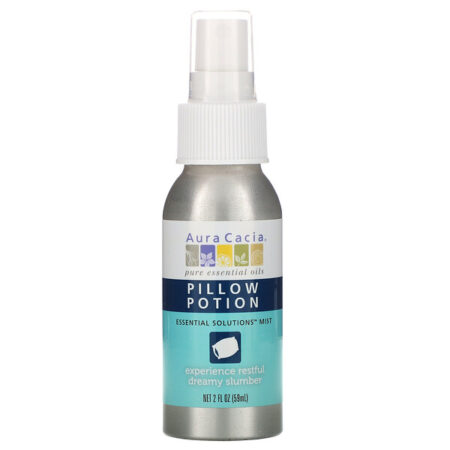 Aura Cacia, Poção do Travesseiro, Spray Essential Solutions, 2 fl oz (59 ml)