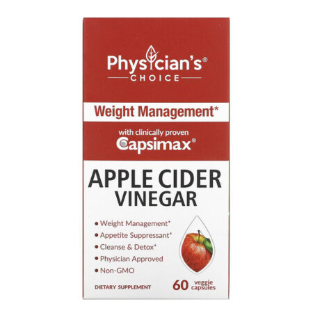 Physician's Choice, Apple Cider Vinegar Capsules, 60 Vegetarian Capsules