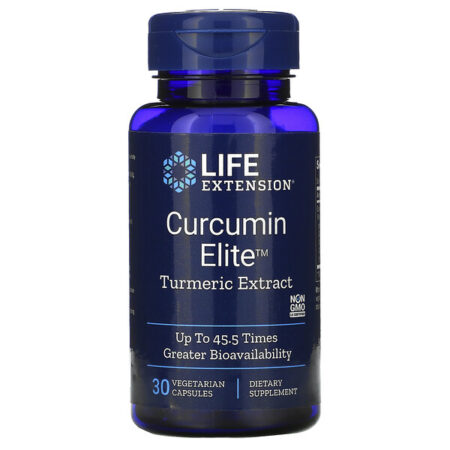 Life Extension, Curcumin Elite, Extrato de Cúrcuma, 30 Cápsulas Vegetarianas