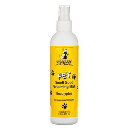 Charlie & Frank, Spray de limpeza para animais de estimação, Eucalipto, 273 ml