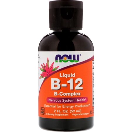 Now Foods, Vitamina B-12 Líquida, Complexo B , 2 fl oz (59 ml)