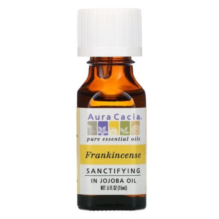 Aura Cacia, Óleo Essencial Puro, Olíbano, 15 ml (0,5 fl oz)