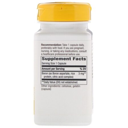 Nature's Way, Complexo de Boro, 3 mg, 100 Cápsulas - Imagem 2