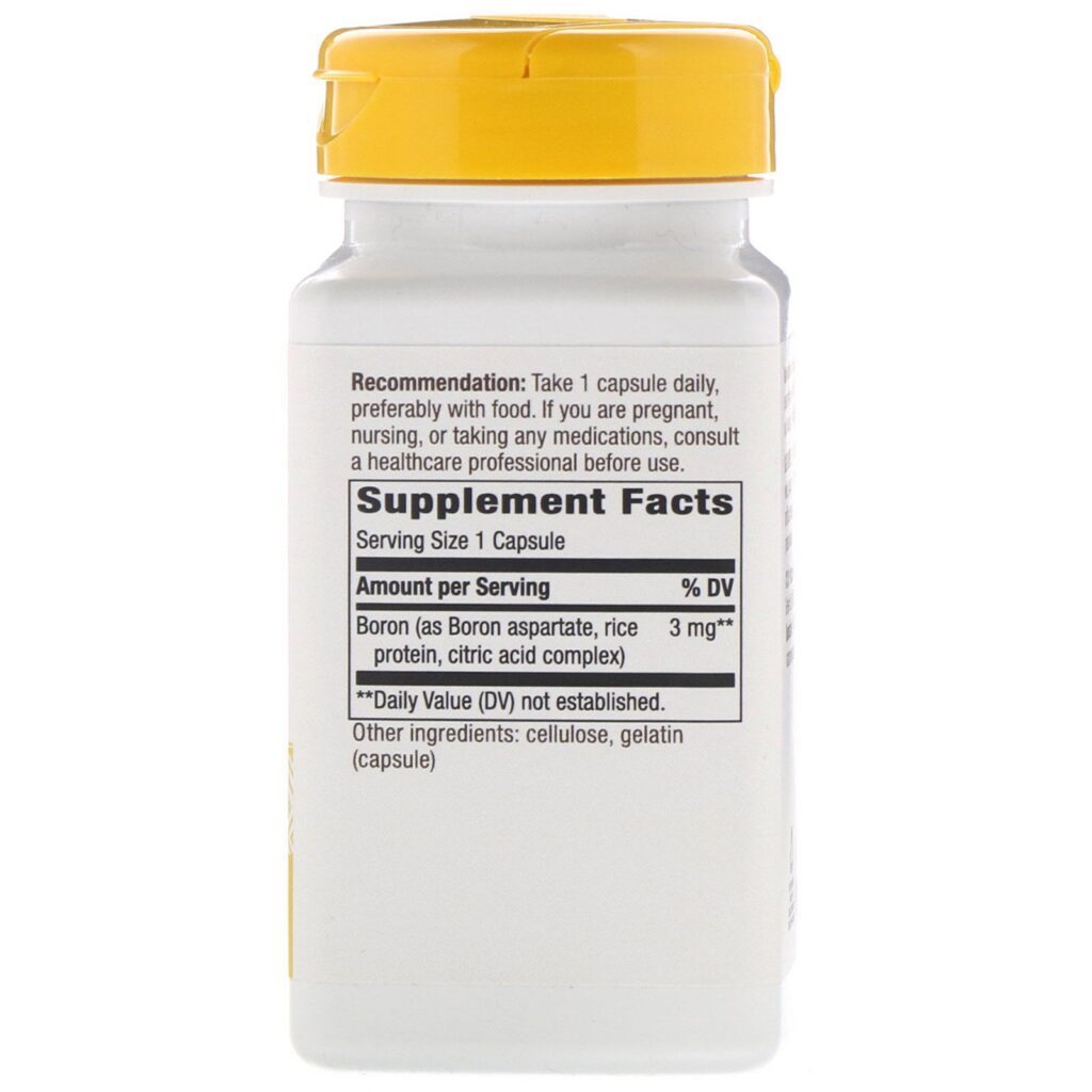 Nature's Way, Complexo de Boro, 3 mg, 100 Cápsulas - Imagem 2